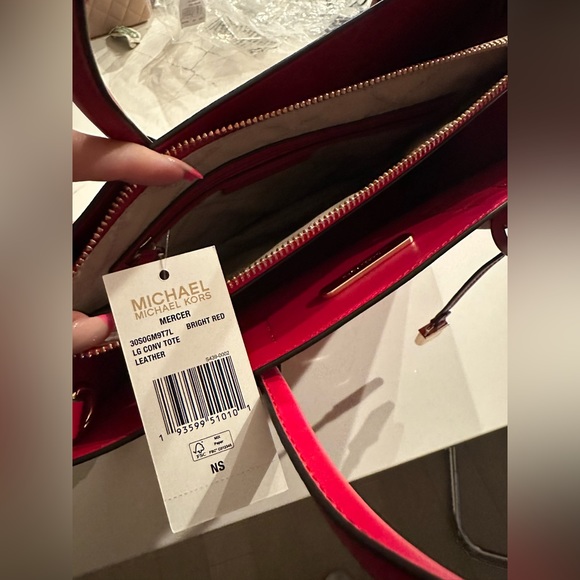 MERCER LARGE SAFFIANO LEATHER TOTE BAG - Picture 7 of 10